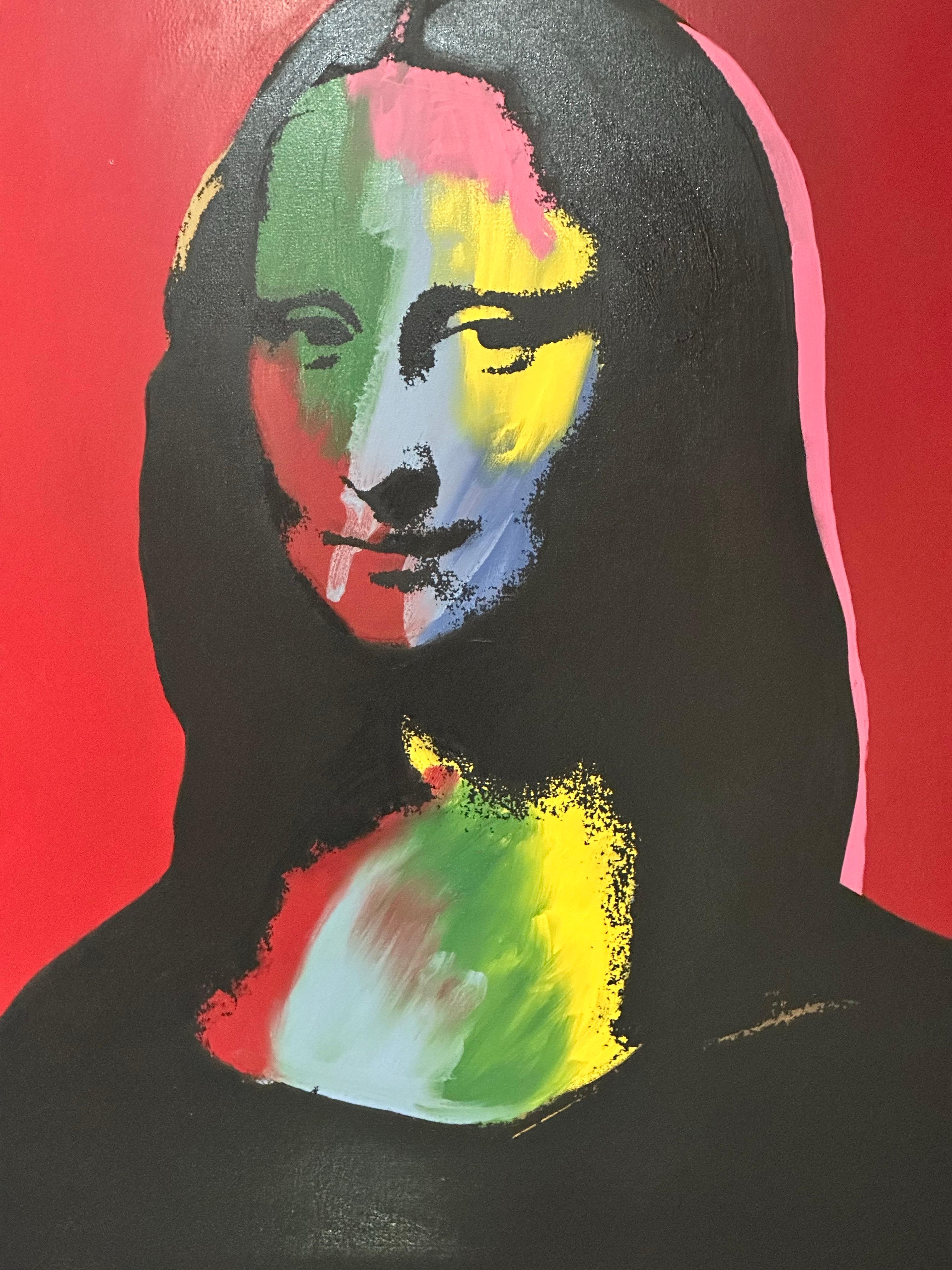 Serigrafía Adornada sobre Lienzo 