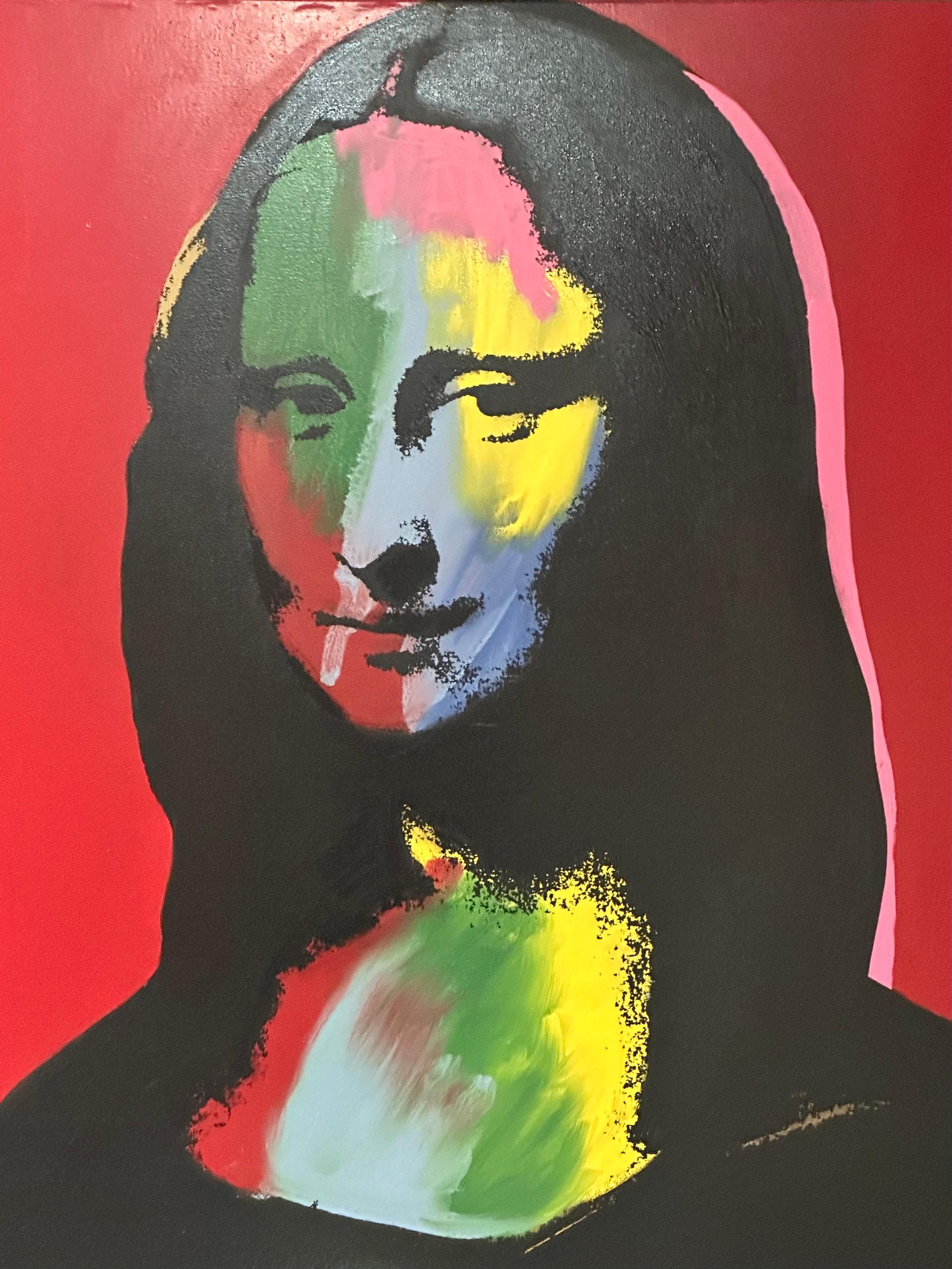 Serigrafía Adornada sobre Lienzo 