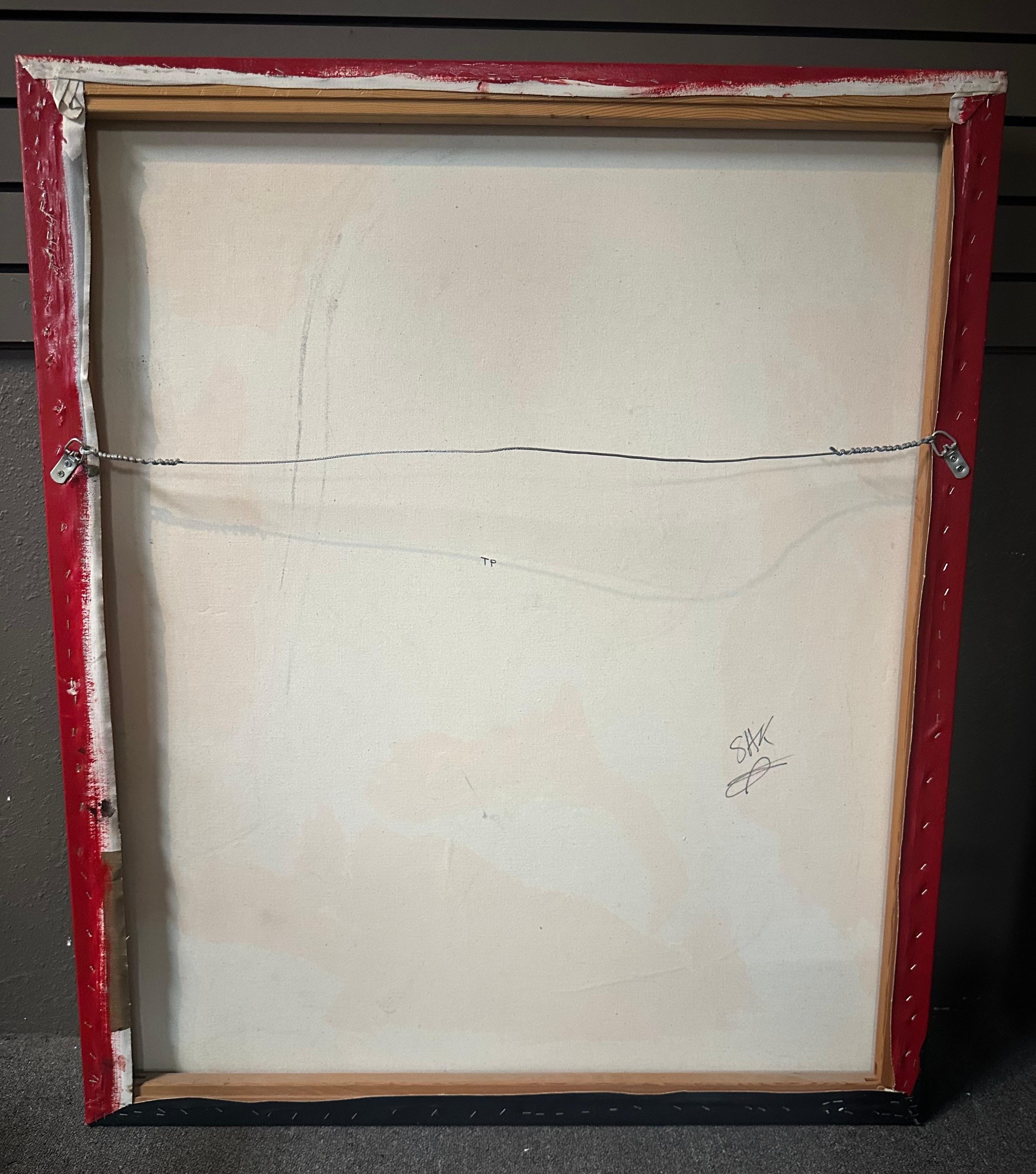 Serigrafía Adornada sobre Lienzo 