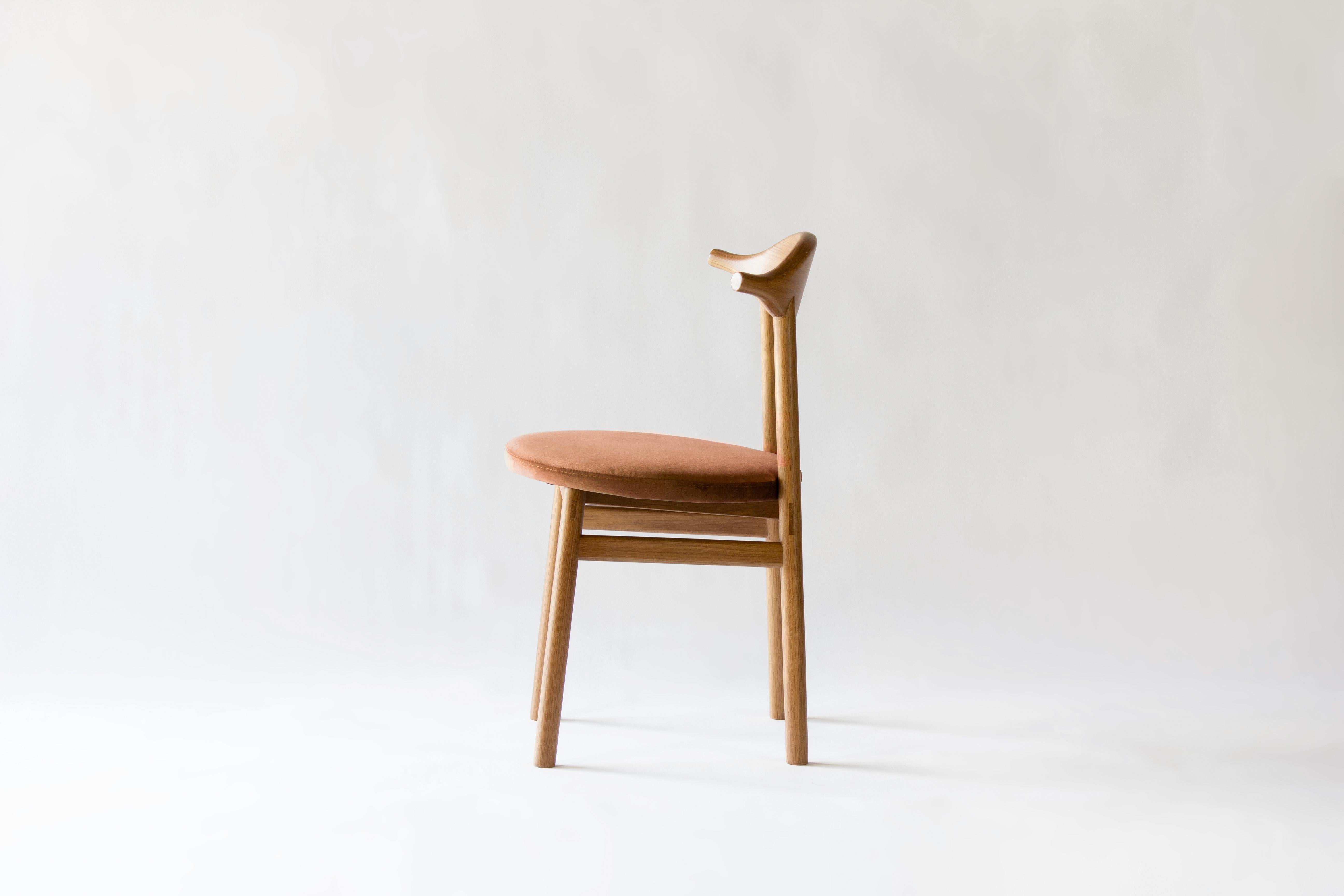Contemporary Ember Fabric Chair For Sale