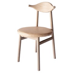 Ember Chair Leder von Sun at Six, Nude/Natural Mid-Century Chair, auf Bestellung gefertigt