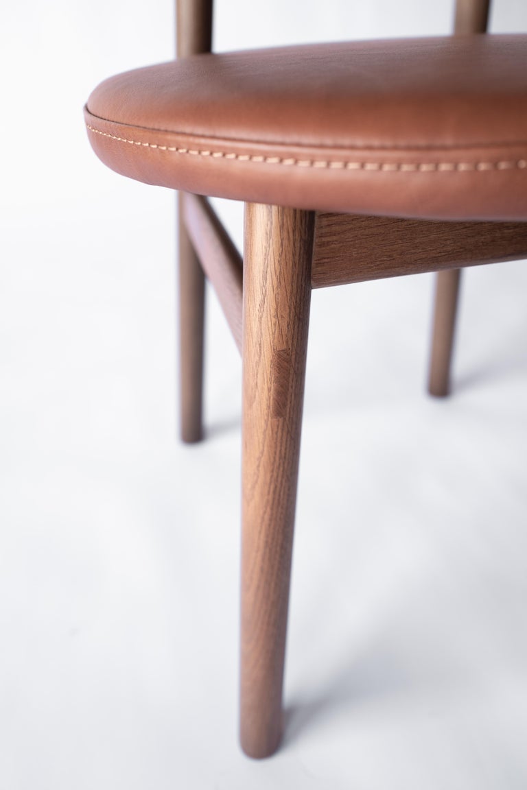 Ember Chair Leather by Sun at Six, Sienna and Umber, Midcentury Style ...