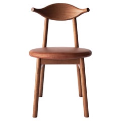 Ember Chair Leather by Sun at Six, Sienna/Umber, Midcentury Chair, Made to Order