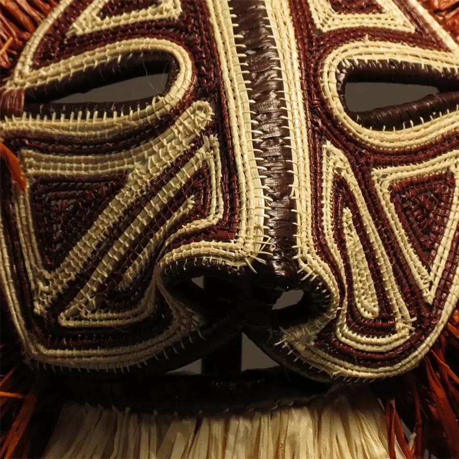 Maske des Embera-Stammes (Palmenholz) im Angebot