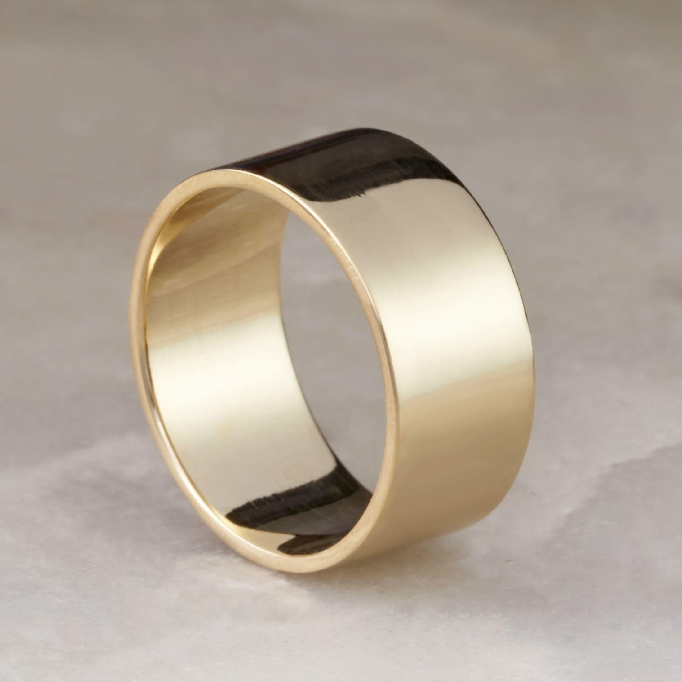 For Sale:  EMBLM Cigar Band – 14k Yellow Gold, Timeless, Classic, Wedding Ring Inspired 3