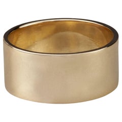 EMBLM Cigar Band – 14k Yellow Gold, Timeless, Classic, Wedding Ring Inspired