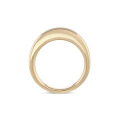 EMBLM Twin Crescent Ring – 14K Solid Yellow Gold