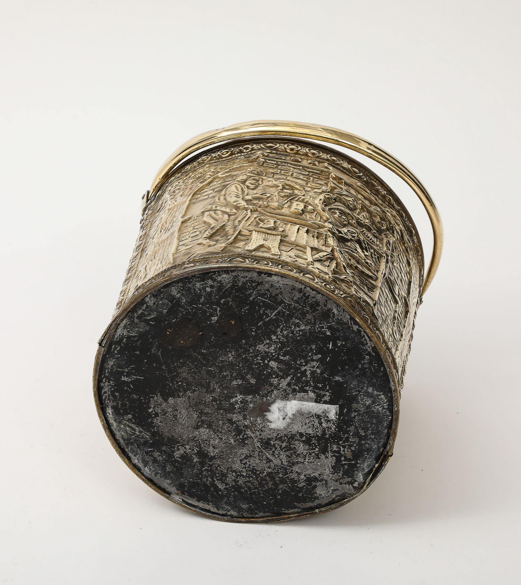 Embossed Brass Bucket 7