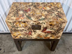 Embossed Butterfly Box on Stand