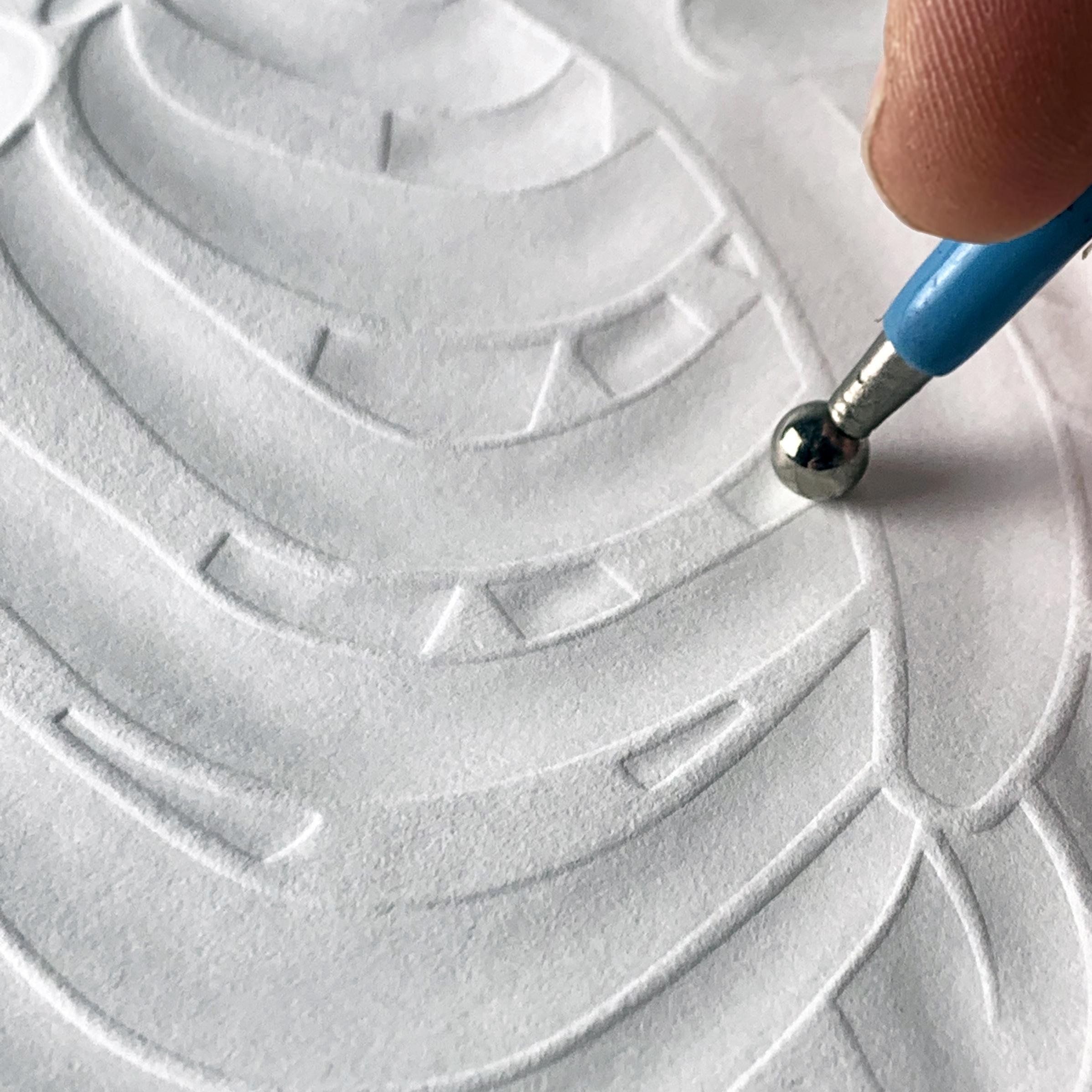 italien Impression de canard gaufré doré en édition limitée par Alessandro Paglia - Encadré en vente