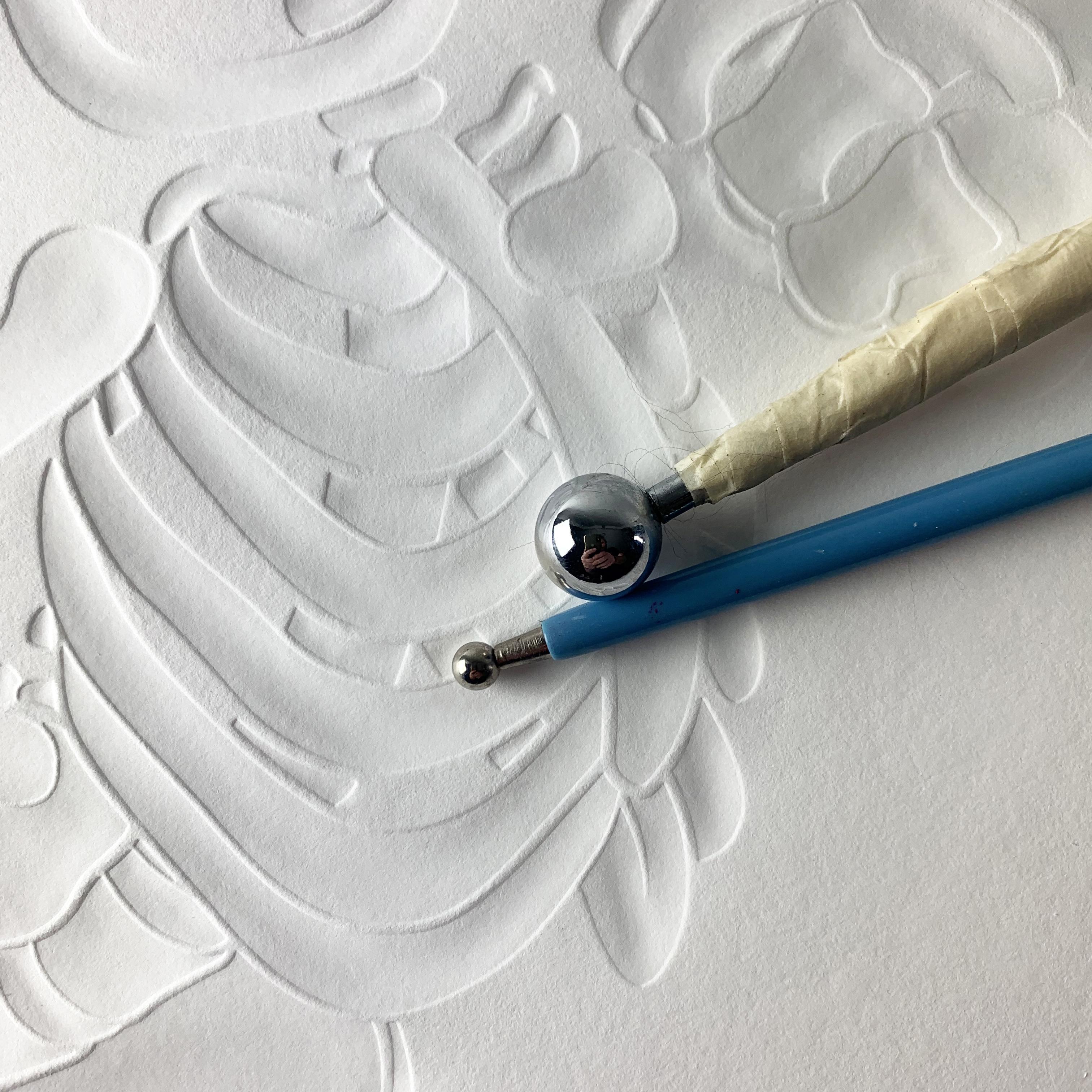 Embossé Impression de canard gaufré doré en édition limitée par Alessandro Paglia - Encadré en vente