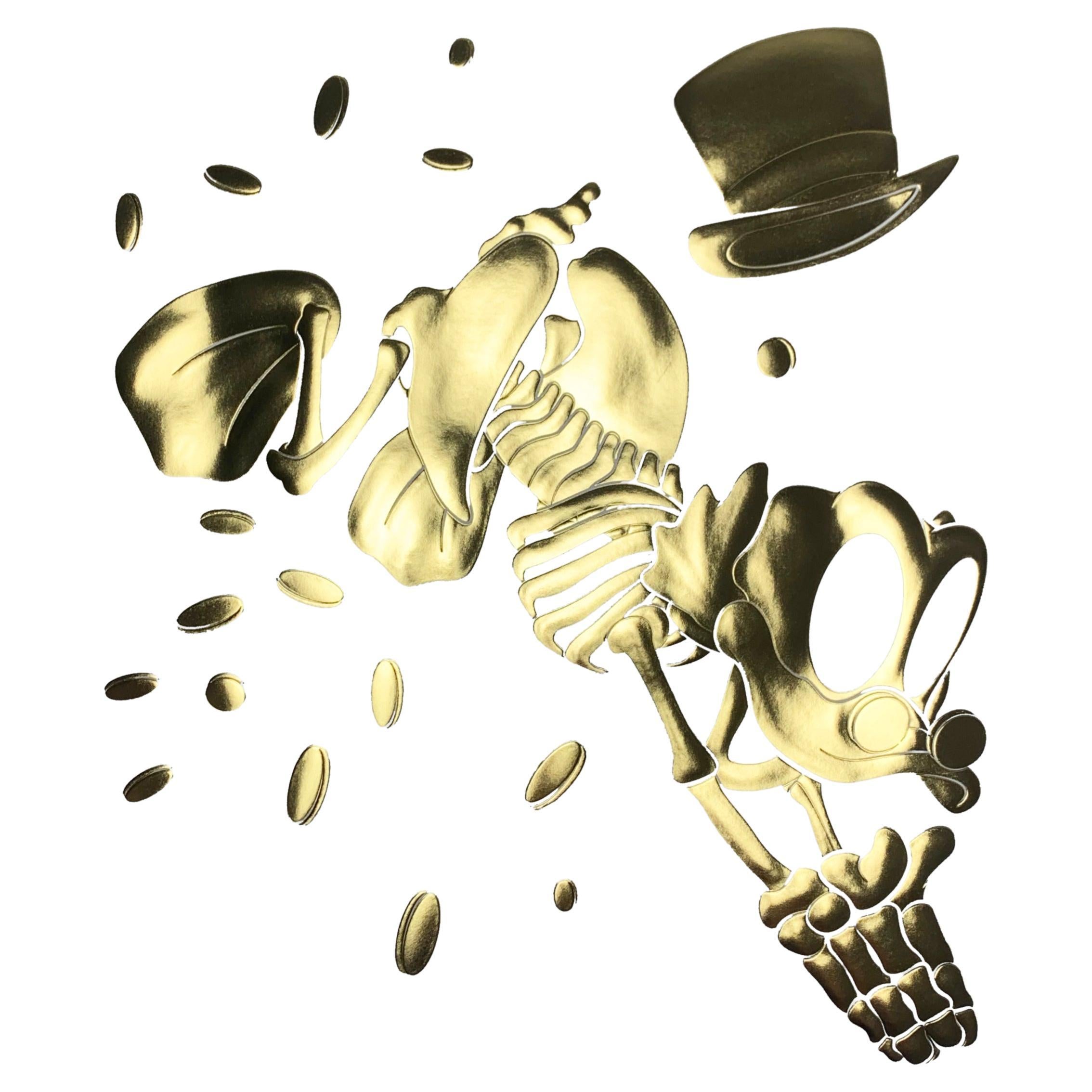 Gravure Golden Editions limitées sur Scrooge par Alessandro Paglia - Encadré