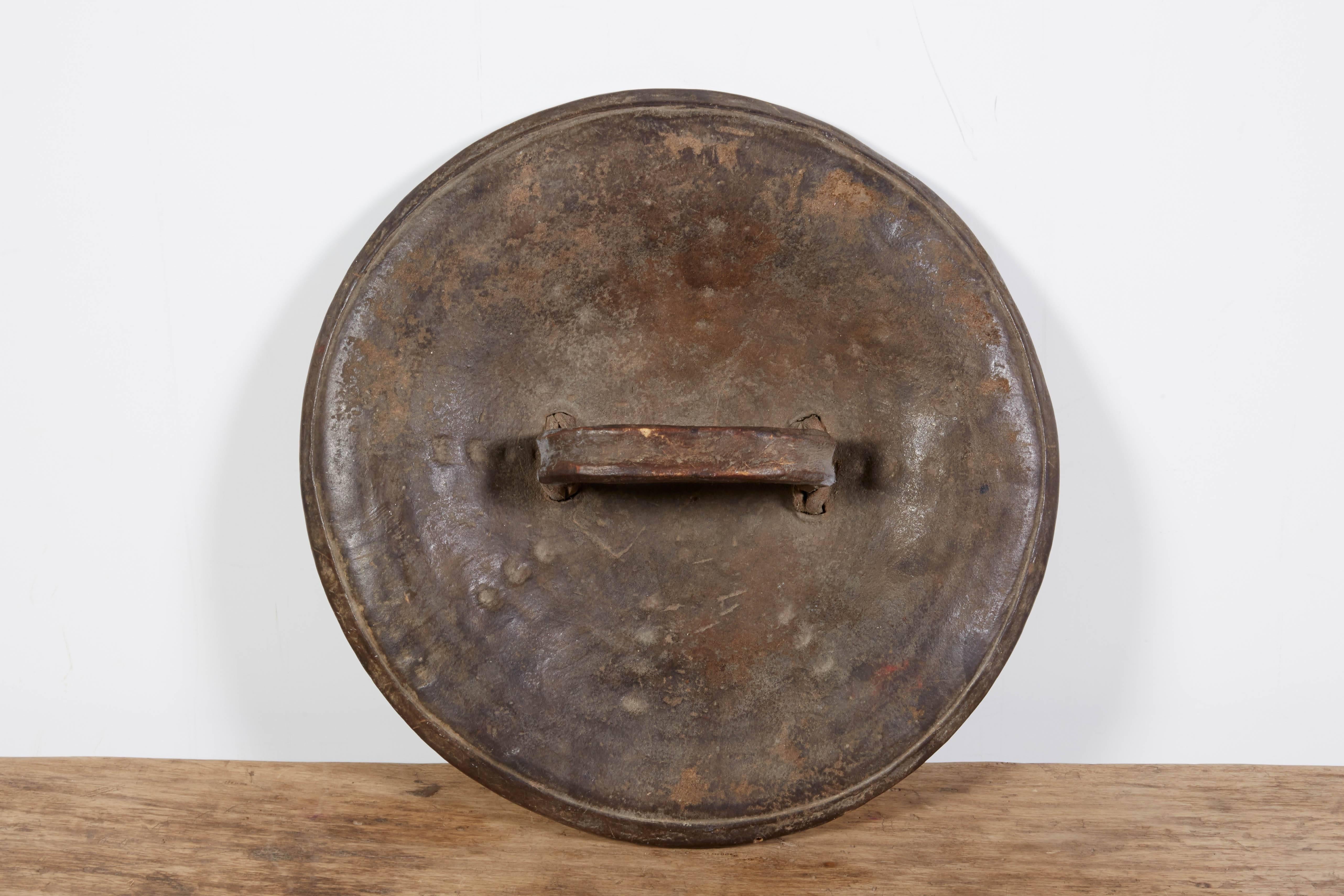 20th Century Embossed Hide Shield from Somalia