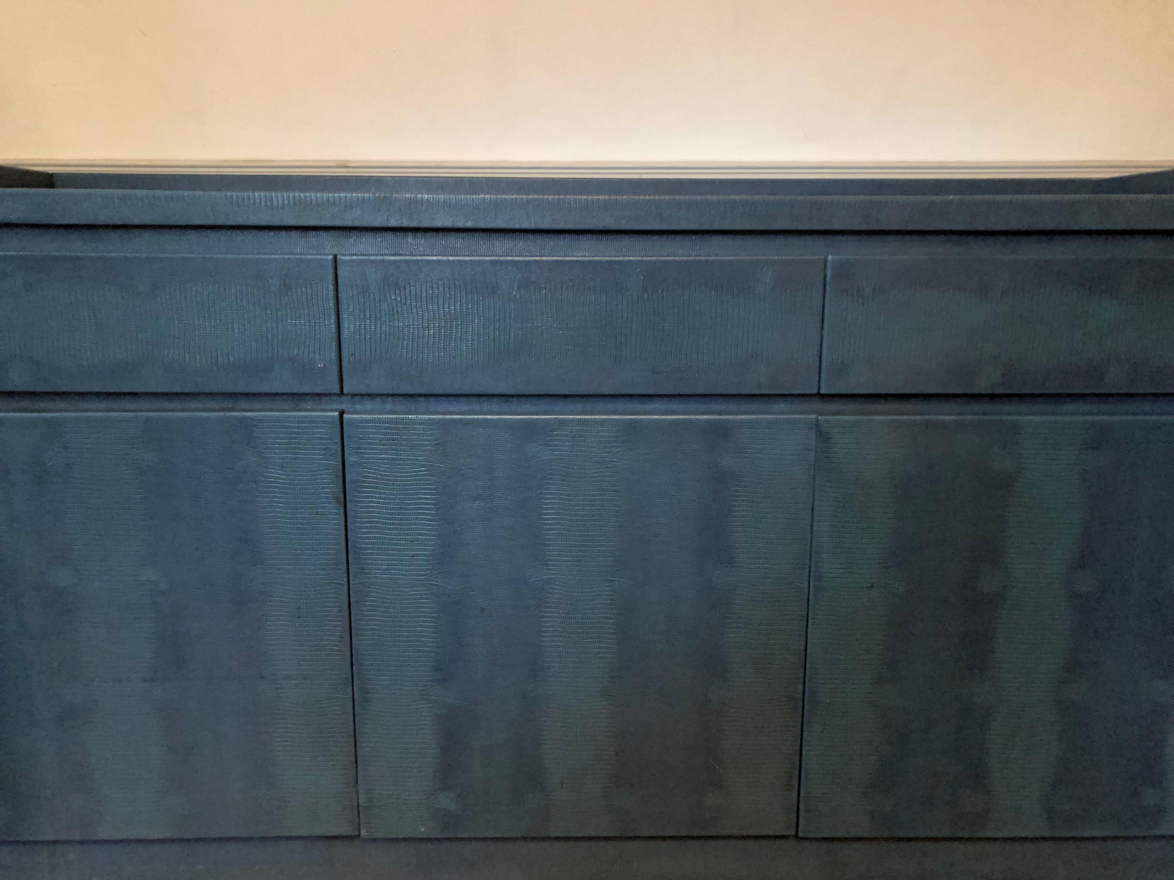 Embossed Leather Sideboard 1
