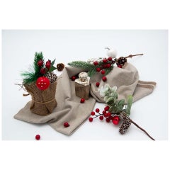 Embossed silver perfume bottle with young ladies in everyday scenes