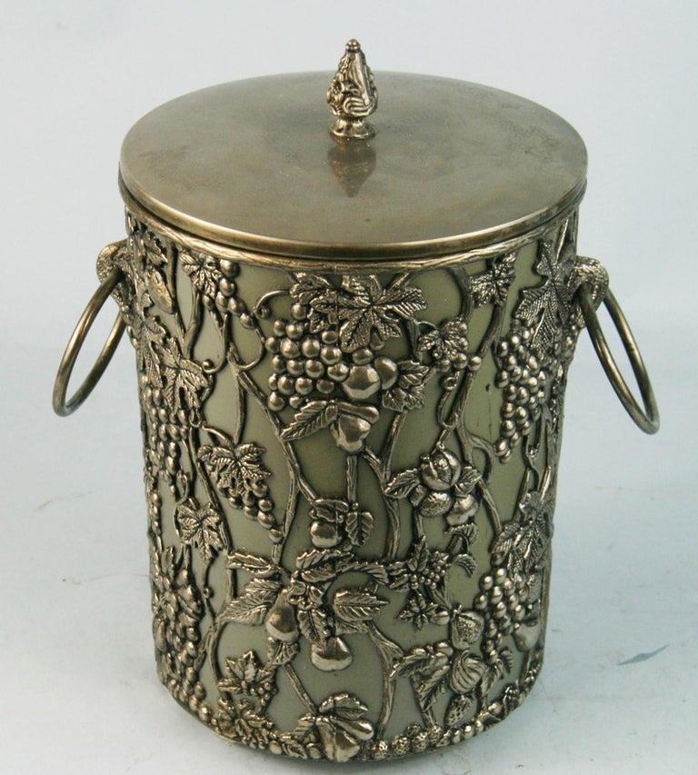 3-770 Embossed Vines and grapes ice bucket.