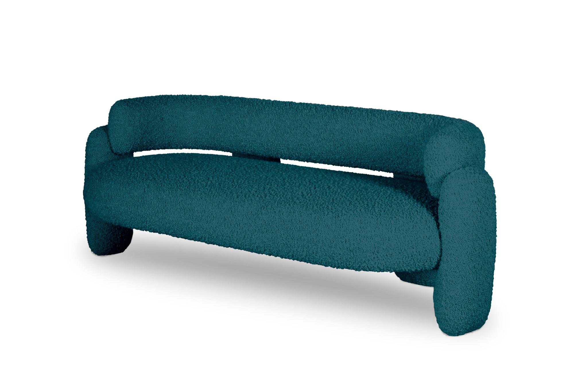 Modern Embrace Cormo Azure Sofa by Royal Stranger For Sale