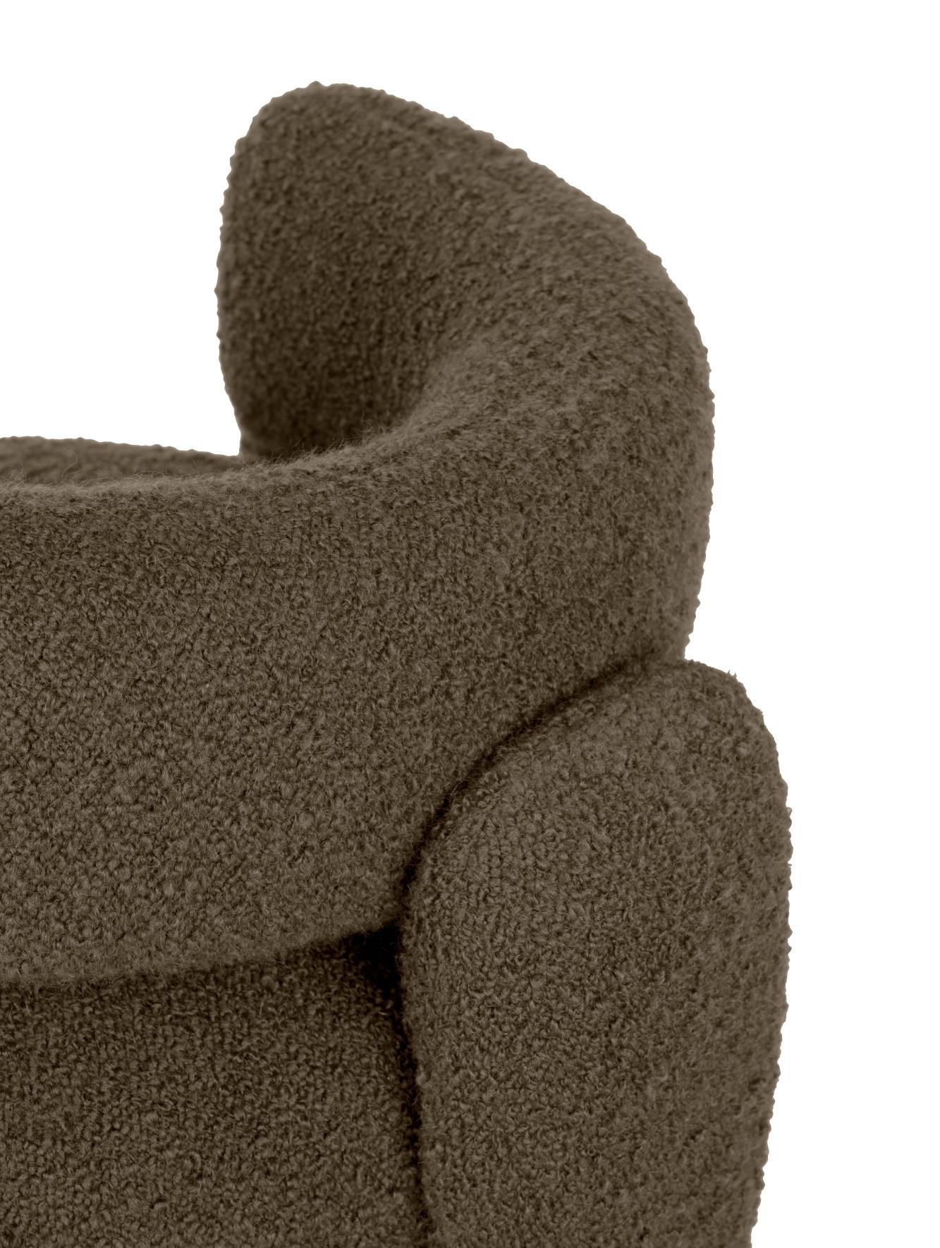 Embrace Cormo Chocolate Armchair by Royal Stranger In New Condition For Sale In Geneve, CH