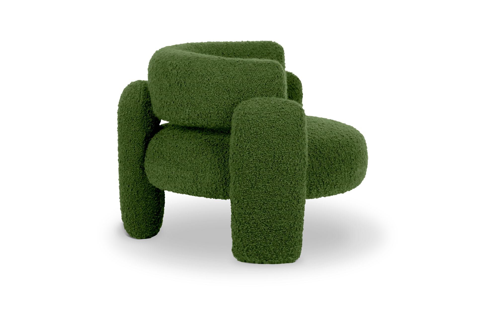 Portuguese Embrace Cormo Emerald Armchair by Royal Stranger For Sale