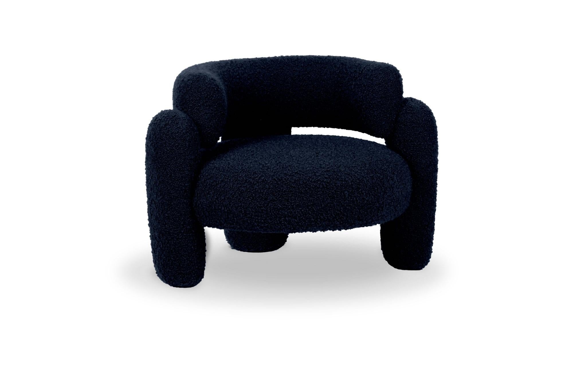 Other Embrace Cormo Indigo Armchair by Royal Stranger For Sale