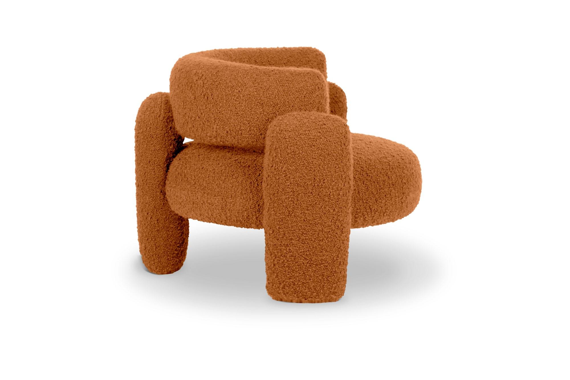 Portuguese Embrace Cormo Persimmon Armchair by Royal Stranger For Sale