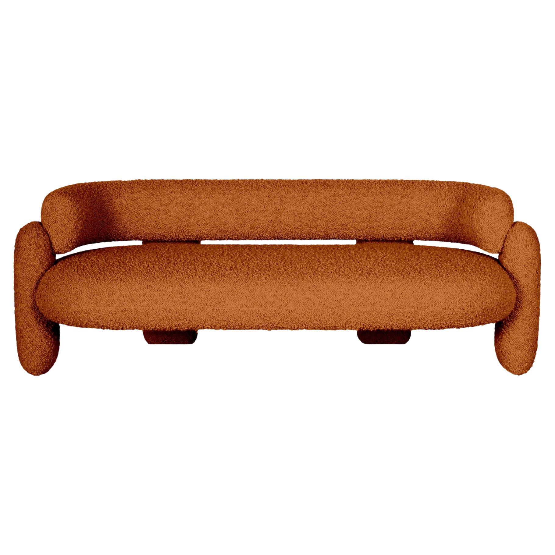 Embrace Cormo Persimmon Sofa by Royal Stranger For Sale