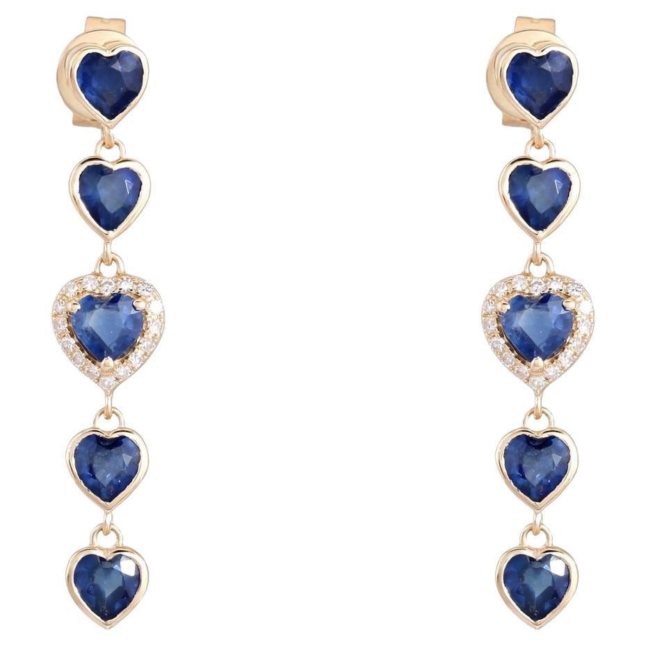 Embrace Diamond 14K Yellow Gold Drop Earrings