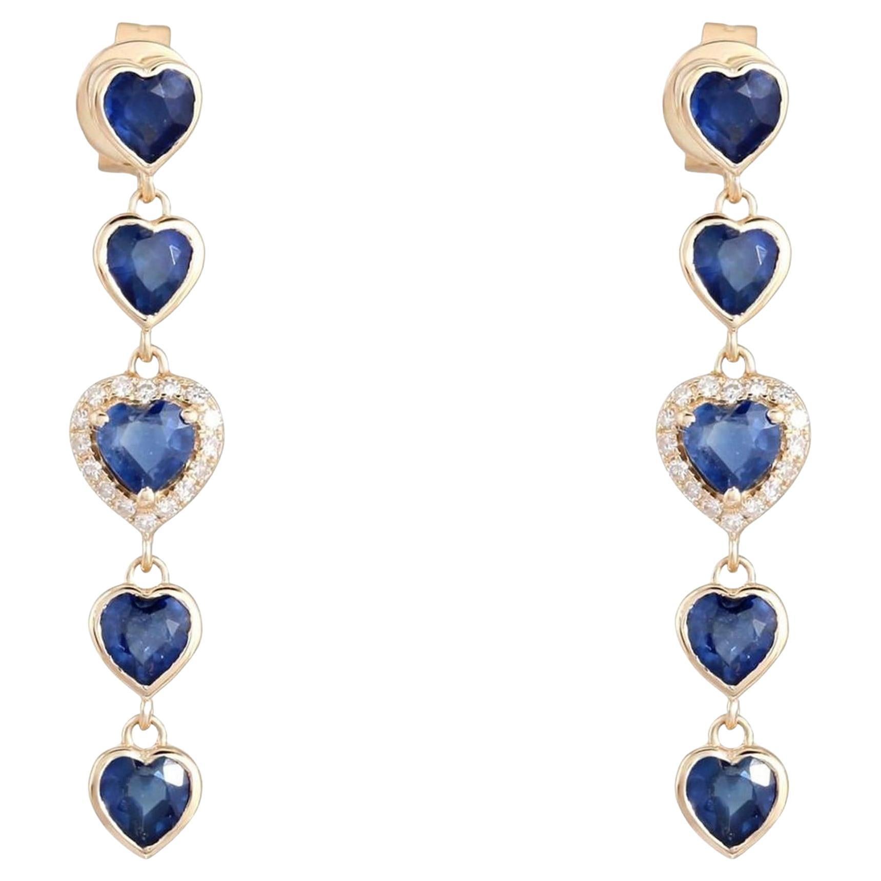 Embrace Diamond 14K Yellow Gold Drop Earrings