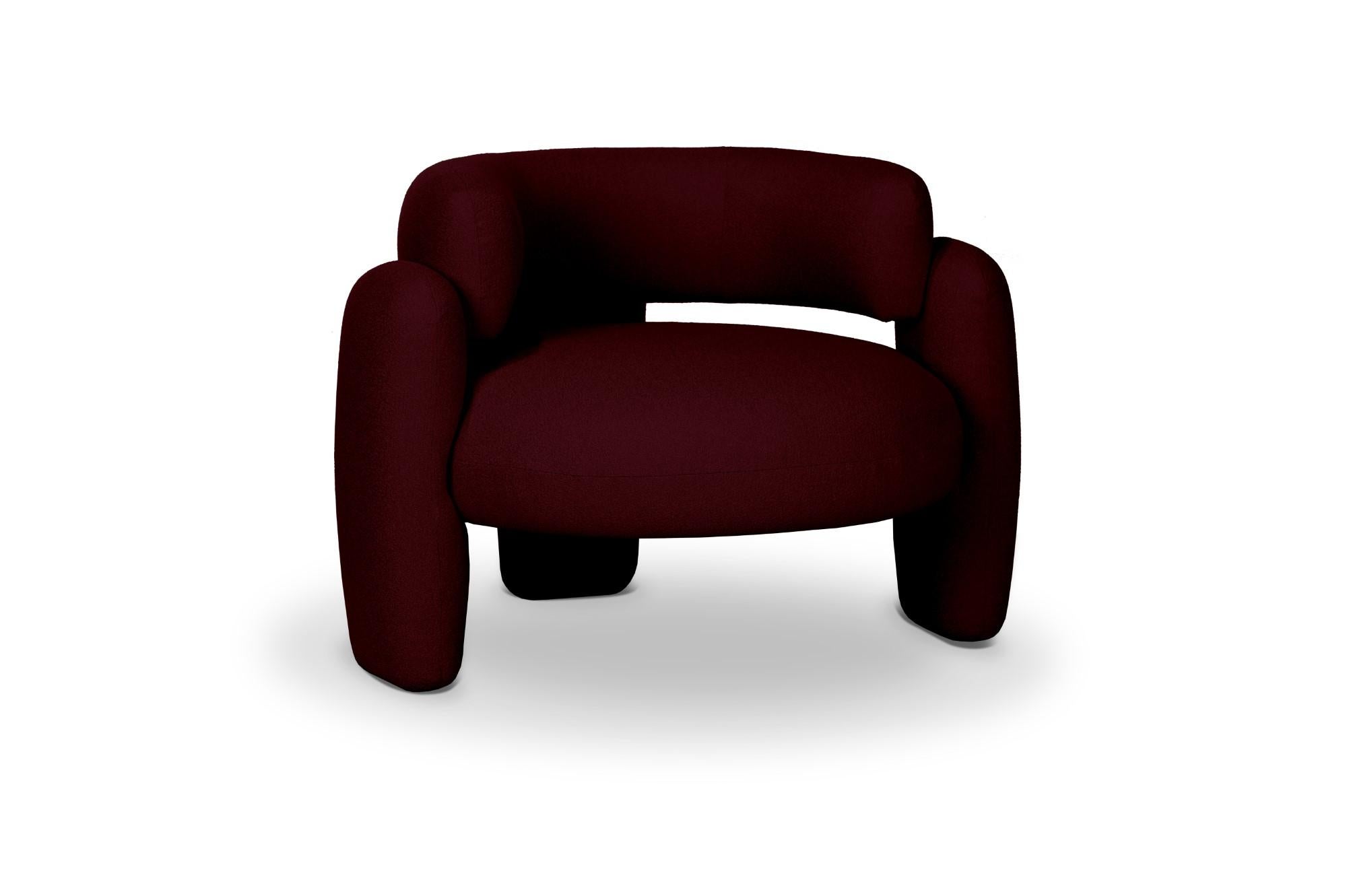 Other Embrace Lago Bordeaux Armchair by Royal Stranger For Sale