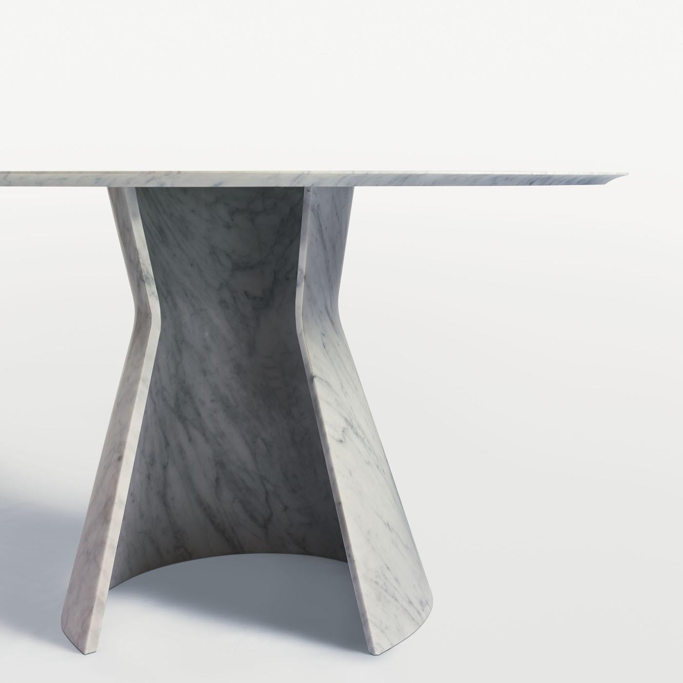 Modern Embrace Table by Gritti Rollo by MGM Marmi & Graniti