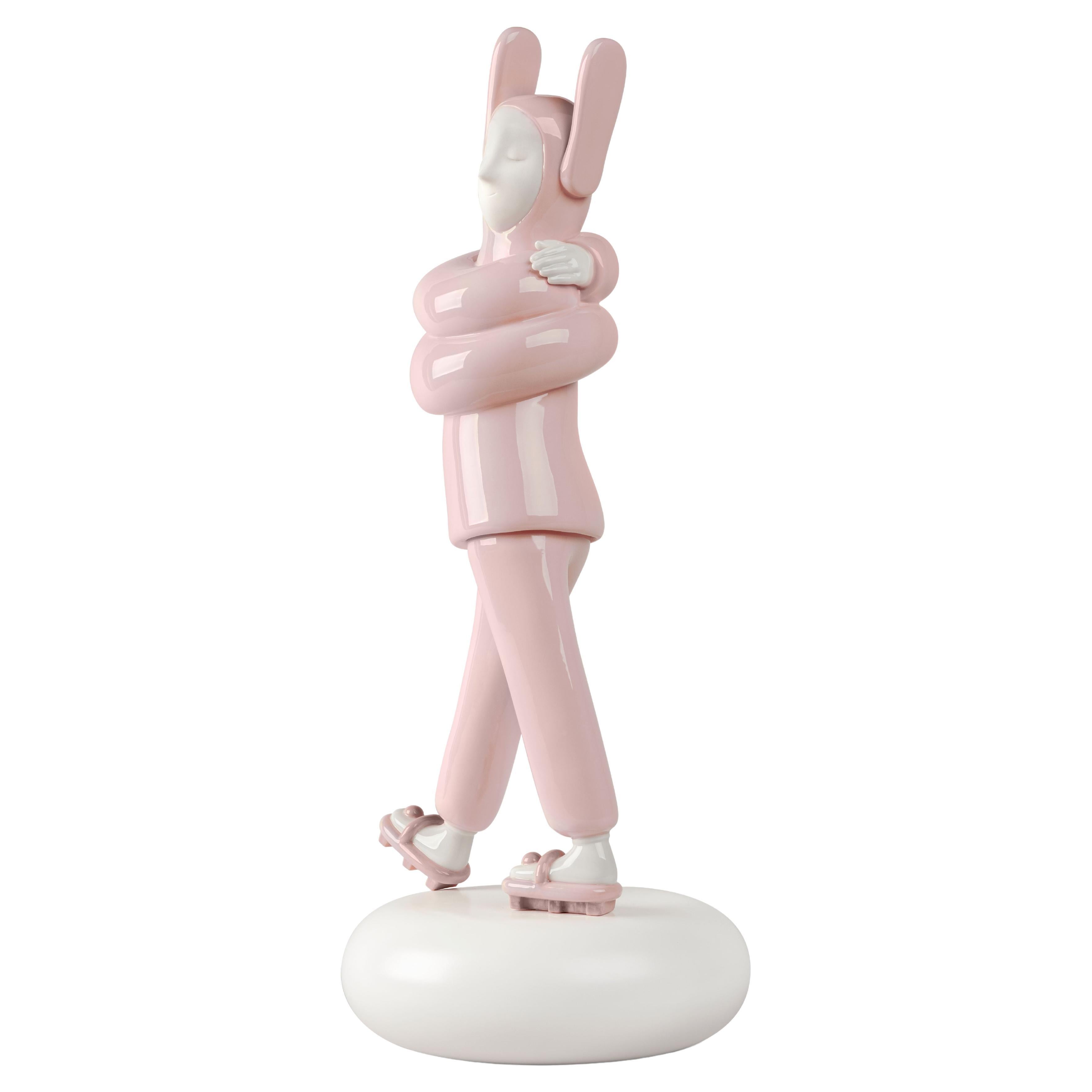 Escultura "Rosa" Abrazada