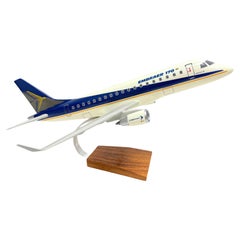 Vintage Embraer 170 Jet Airplane Aircraft Model Brazil