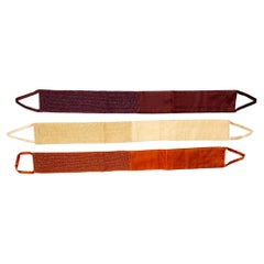 Hand-Sewn Beaded Embrasse Strips for Curtains, Late 20th Century