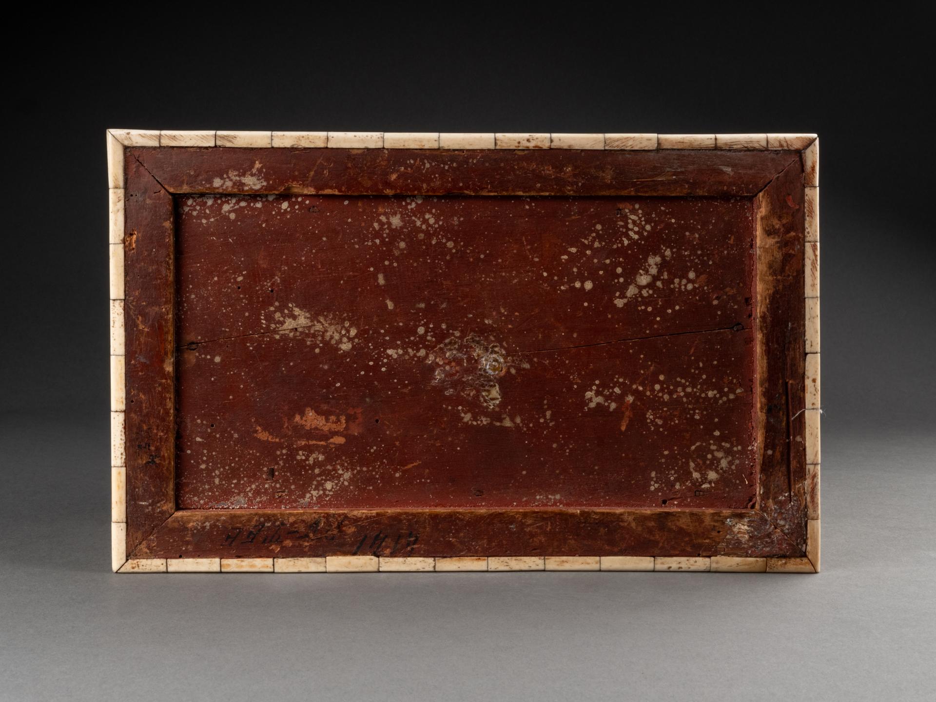 Inlay Embriachi workshop marquetry casket - Northern Italy, 15th century For Sale
