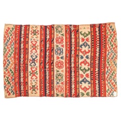 Embroidered Bedspread, Suzani Wall Hanging, Needlework Table Cover