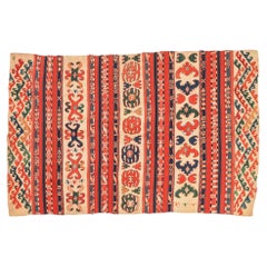 Embroidered Bedspread, Suzani Wall Hanging, Needlework Table Cover