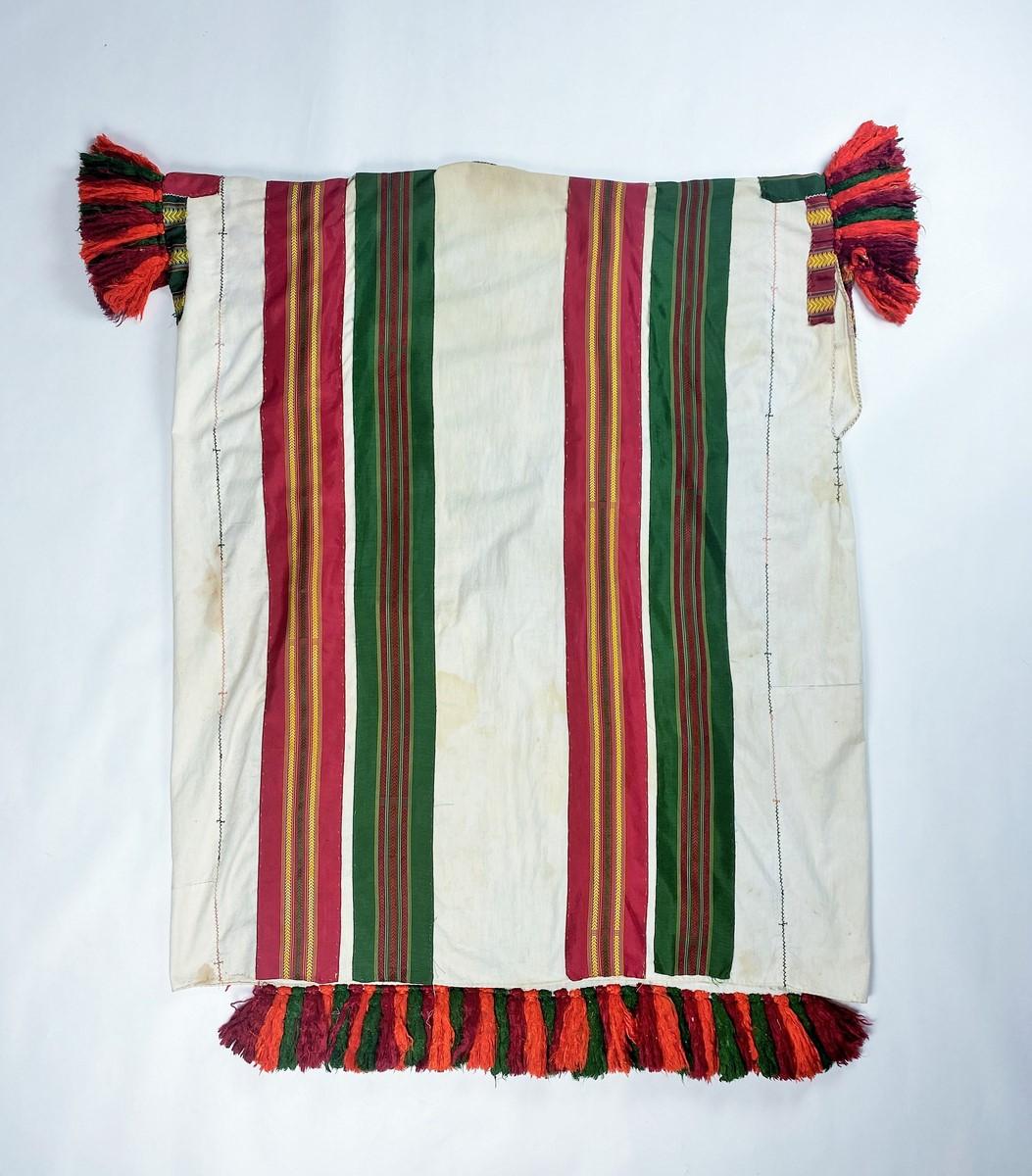Embroidered cotton blouse with floche silk tassels - Tunisia Circa 1950 For Sale 9