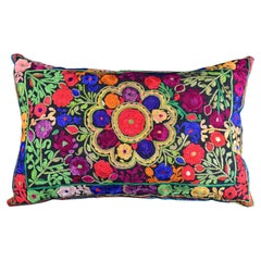 Embroidered Cushion, Velvet