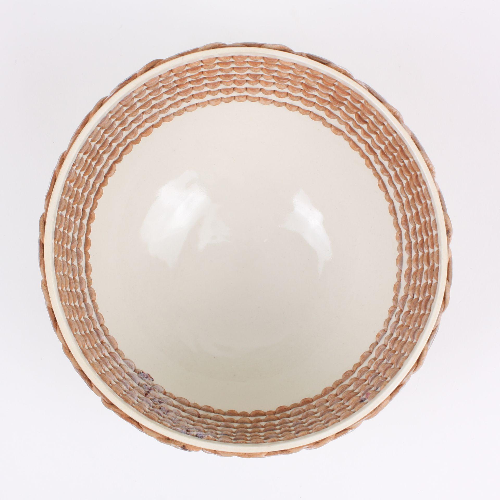 Embroidered Decorative Ceramic Bowl, Gladiateur #2 4
