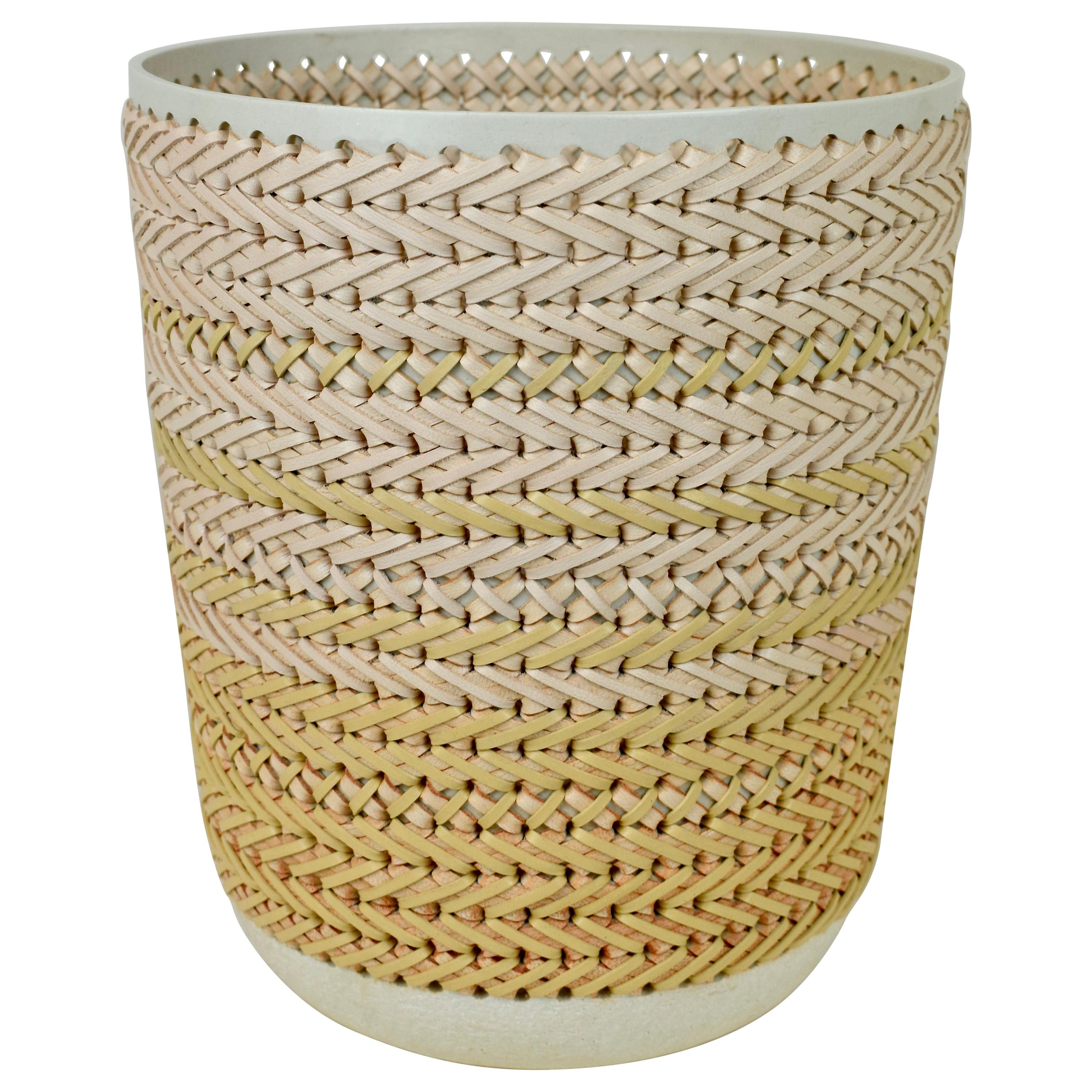 Embroidered Decorative Ceramic Vase, Gladiateur #80