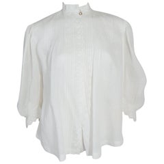 Embroidered Edwardian Blouse