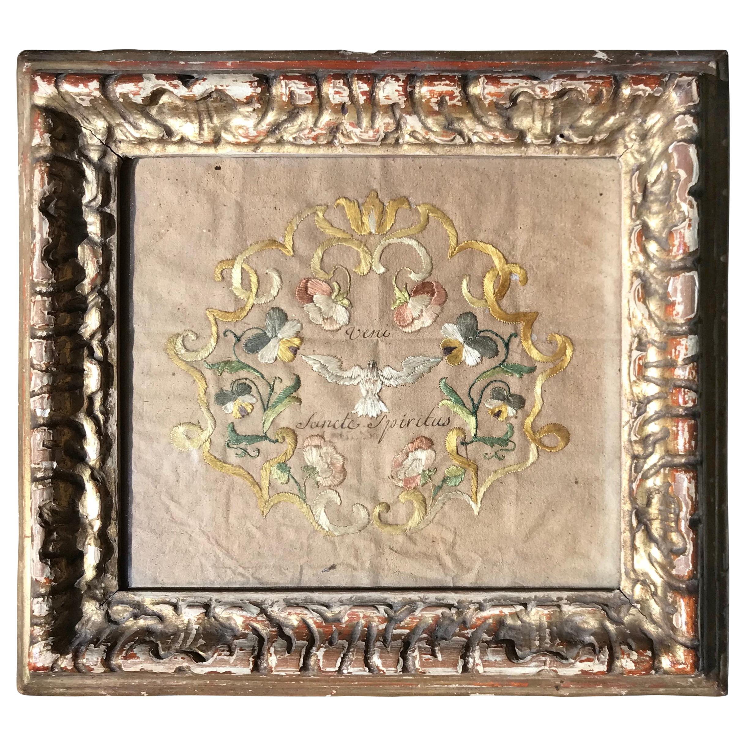 Embroidered Holy Spirit Panel