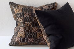 Embroidered Huangping County Pillow, Butterflies