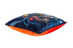 Embroidered Koi Cushion