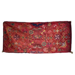 Embroidered Marriage Cushion/ Sweden, 1810