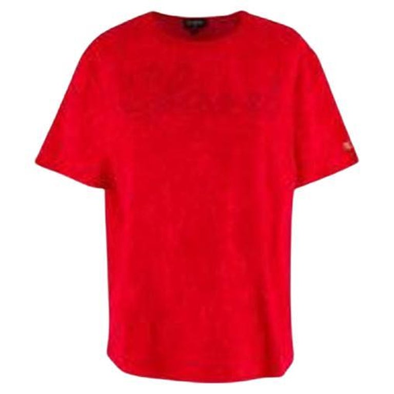 England Three Lions on a Shirt Red T-shirt England Three Lions on a Shirt Red T-shirt