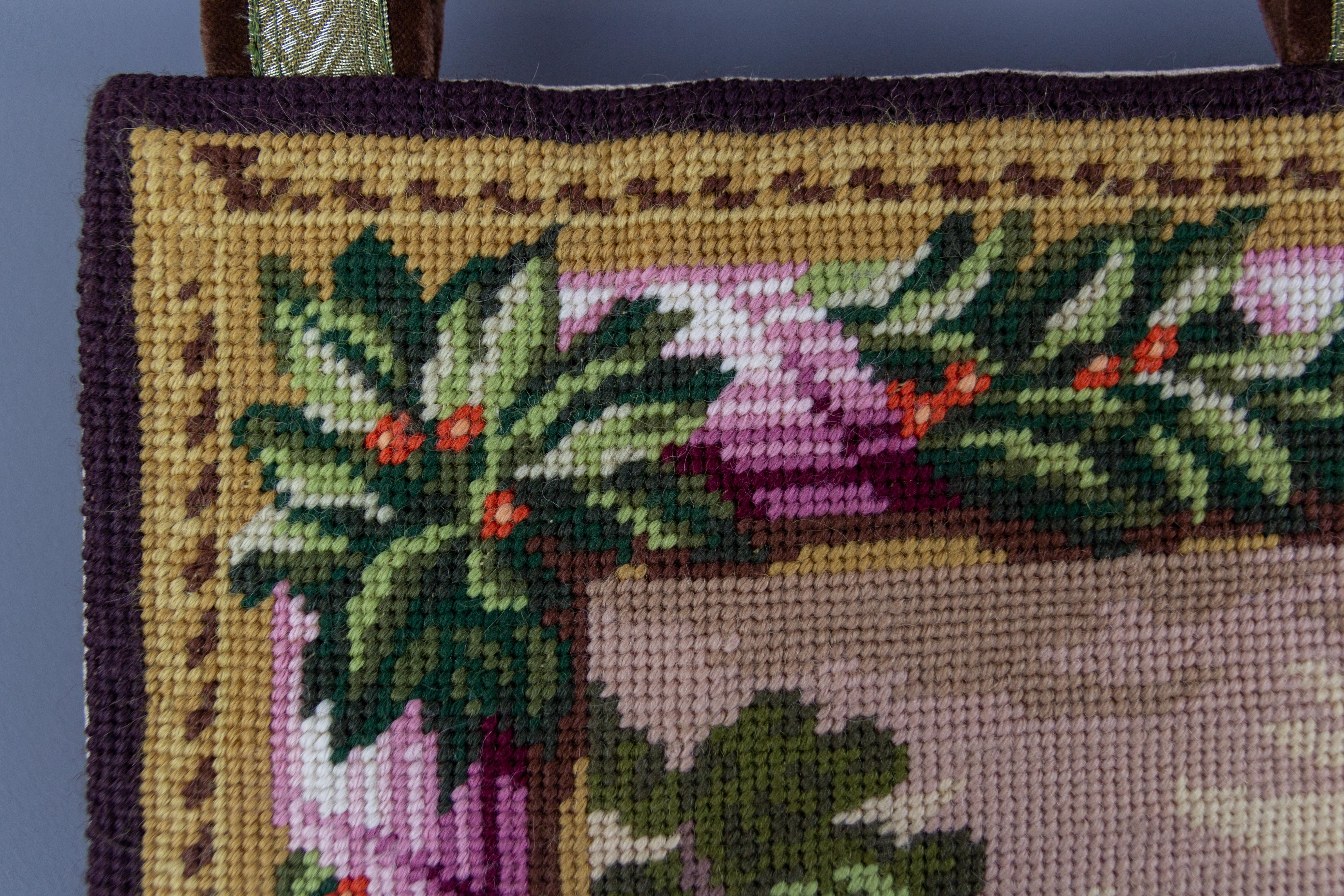 Embroidered Rococo Style Wall Hanging Tapestry 3