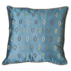 Embroidered Silk Pillow