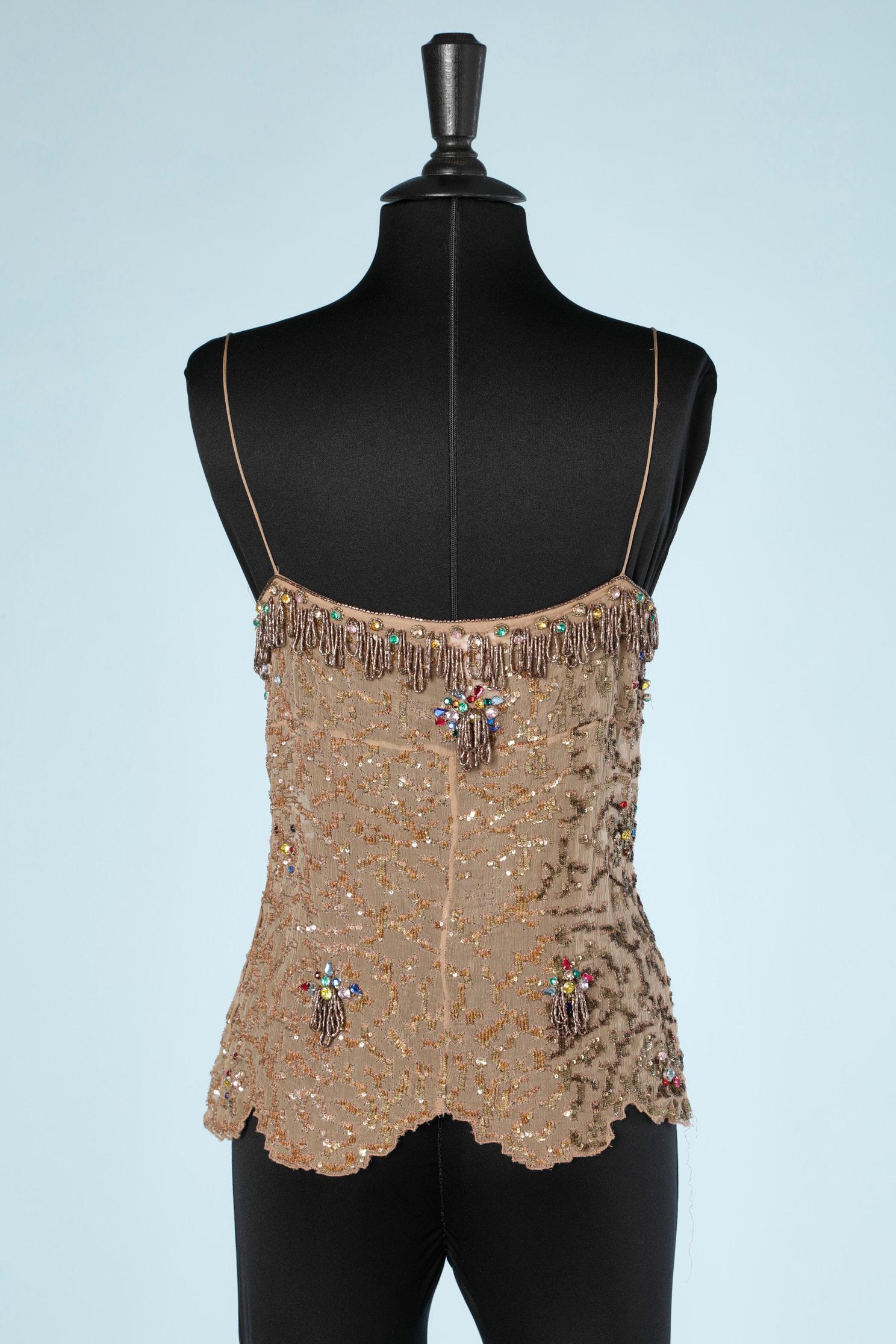 Women's Embroidered Tank top Blumarine