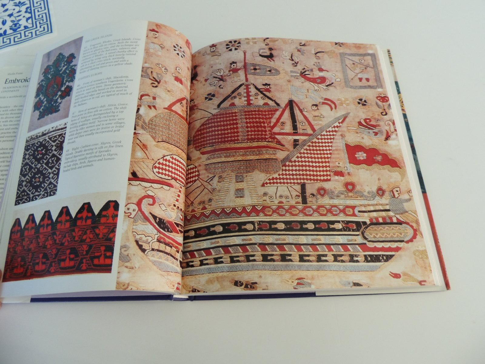 Machine-Made Embroidered Textiles, Traditional Patterns from Five Continents Hardcover Book